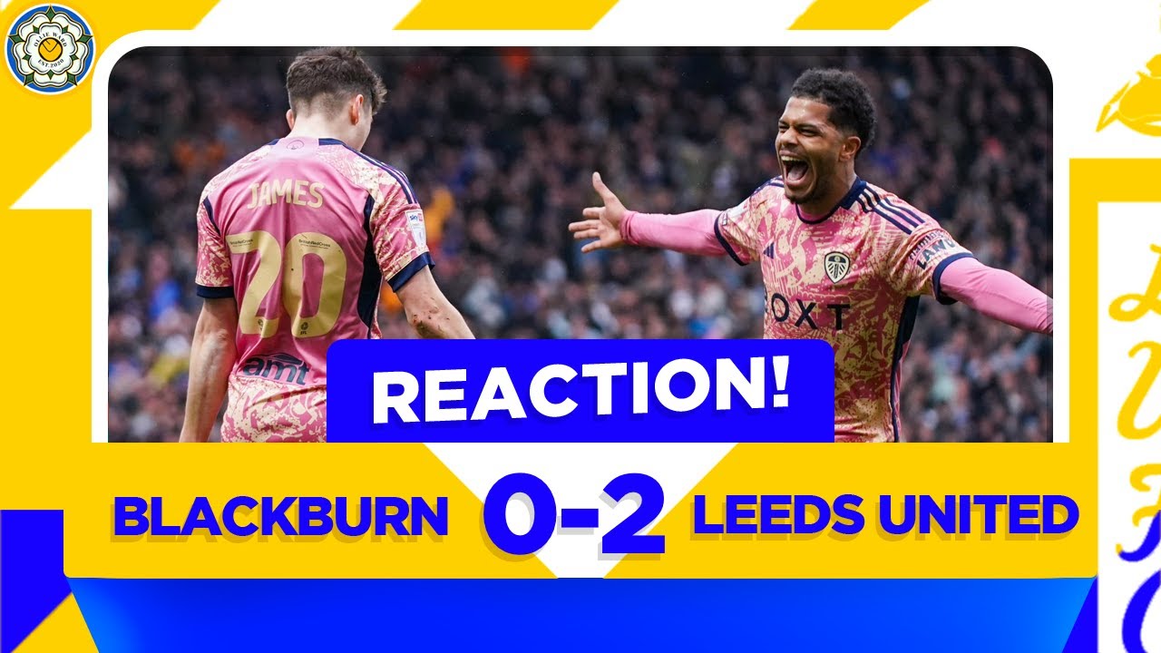 7,000 LEEDS FANS WITNESS LEEDS UNITED BEAT BLACKBURN! - Blackburn 0-2 ...