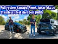 TUKAR EXHAUST STAINLESS STEEL DARI BESI PUTIH? | PERODUA MYVI G3 1.3 FULL SYSTEM EKZOS | RNR EXHAUST