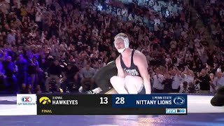 Iowa at Penn State - Wrestling Highlights