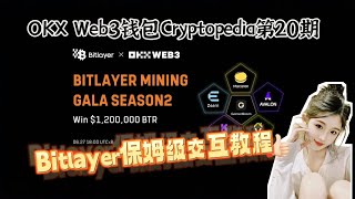 最省钱攻略：20U内搞定OKX Web3钱包Cryptopedia第20期Bitlayer任务