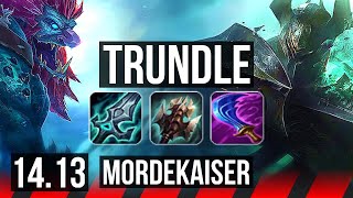 TRUNDLE vs MORDEKAISER (TOP) | 7/1/3, Godlike | EUW Master | 14.13