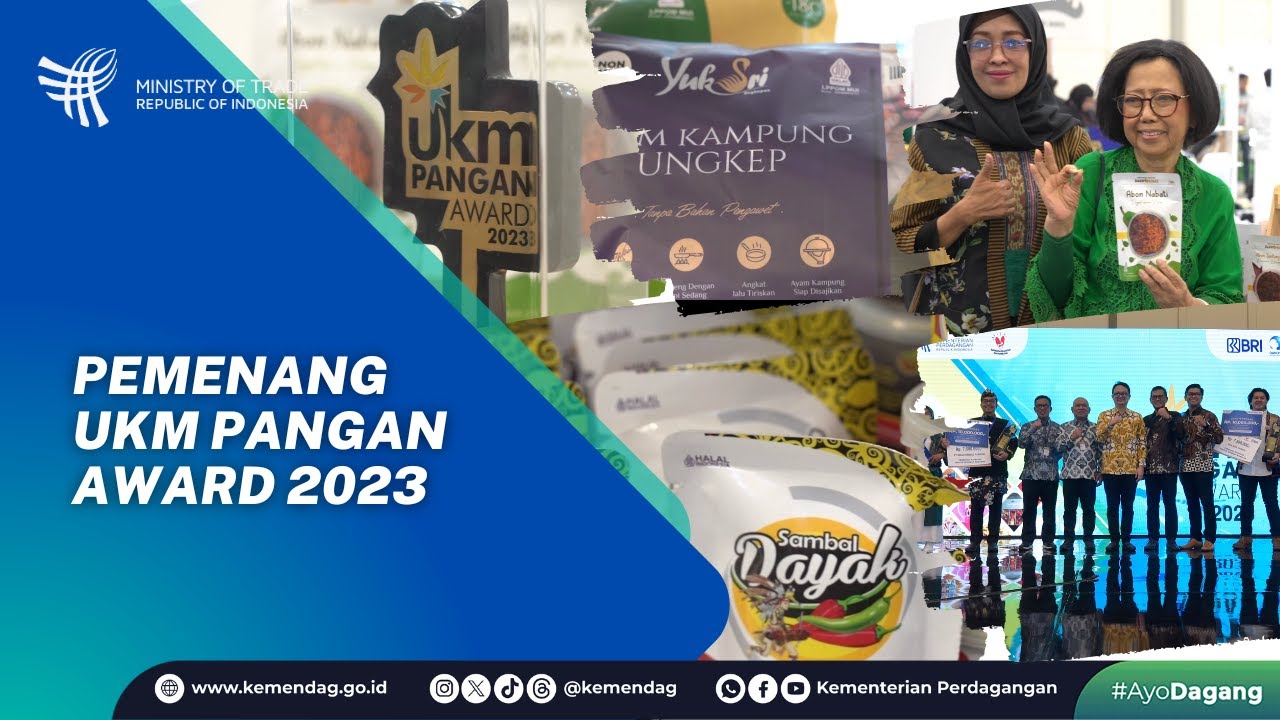 Pemenang UKM Pangan Award 2023 - YouTube