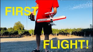 Taylorcraft golden series by Rage R/C first flight! No gyro!