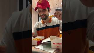 Eating Burger King Cheesy Fries in Mcdonal’s || Mcdonals New Cheese Fries || Mcd