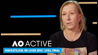 Martina Navratilova Re-Lives 1981 Final v Chris Evert | AO Active