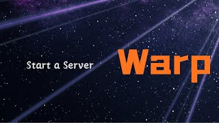 Warp | Start a Server | Rust | Tutorial
