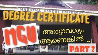 Part2 MG university DEGREE,PROVISIONAL,CONSOLIDATED,TRANSCRIPT procedures and how to get them FAST