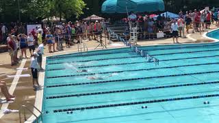 2018 NVSL All Stars: 11-12 Girls 50m Fly Swim Off