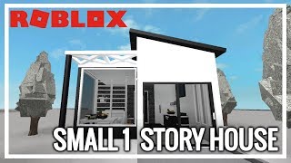 Bloxburg White And Grey Home Speed Build Roblox