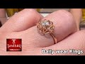 Tanishq Light Weight Diamond Finger Ring Designs With Price/Daily Were Rings/women Finger Ring/Deeya