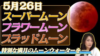 【皆既月食】5月26日はスーパーフラワーブラッドムーン