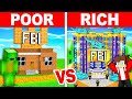 POOR Mikey vs RICH JJ FBI Security Base Battle in Minecraft!