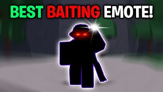 THIS EMOTE IS THE BEST EMOTE TO BAIT PLAYERS! 🔥 | The Strongest Battlegrounds ROBLOX