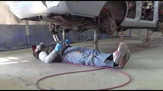 過去一雑な下回り⁉ レストア restore 旧車 鈑金 塗装 板金 car restoration repair bodypainting bodywork metalwork 千鳥工房