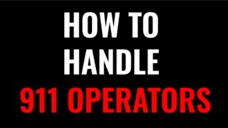 DONT tell 911 this INFORMATION after a SELF DEFENSE INCIDENT
