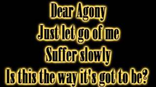 Breaking Benjamin Dear Agony - Lyrics