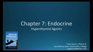 (CC) Hyperthyroid Agents Methimazole vs Propylthiouracil vs Iodine Preparations