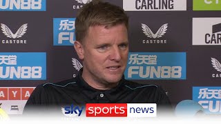 Eddie Howe hits back at critics over Saudi ownership: 'My specialist subject is football'