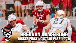 NC State's Brennan Armstrong Tosses His First NC State Passing TD