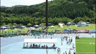 20120708_中学通信陸上(兵庫)_共通男子3000m予選1組_池田(加古川山手中)