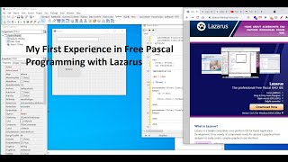 Lazarus Free Pascal - My First Experience in Free Pascal Programming