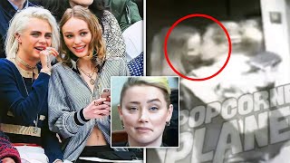 Lily-Rose Depp In AWKWARD Situation! Best Friend KISSED Amber Heard!