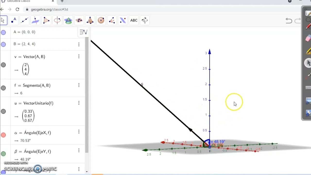 Magnitud Y Dirección De Un Vector En R³ - YouTube