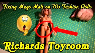 Fixing Mego Melt Damage on a 1977 Farrah Fawcett-Majors Doll