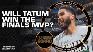What're the chances that Jayson Tatum wins the Finals MVP? | Numbers on the Boar