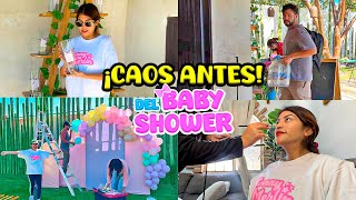 ☀️HORAS ANTES del BABY SHOWER  ¡UNA MAÑANA EN CAOS! 👗🍼| Conny Merlin