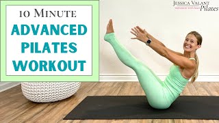 10 Minute Advanced Pilates Workout - Full Body Pilates