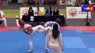 Taekwondo girl highlights - Michalina Wróbel (Polish Open 2022)