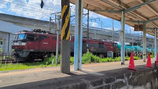 【2024/07/05·東北本線を走る貨物列車】5090ﾚ 石油輸送(上り 陸前山王→郡山·EH500-8牽引)