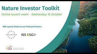 Nature Investor Toolkit Launch