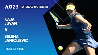 Kaja Juvan v Selena Janicijevic Extended Highlights | Australian Open 2023 First Round
