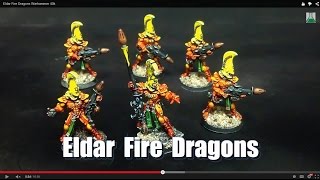 Eldar Fire Dragons Warhammer 40k