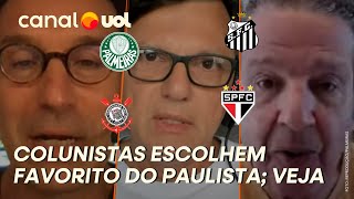 PALMEIRAS OU CORINTHIANS? COMENTARISTAS FAZEM O 'FAVORITÔMETRO' DO PAULISTA