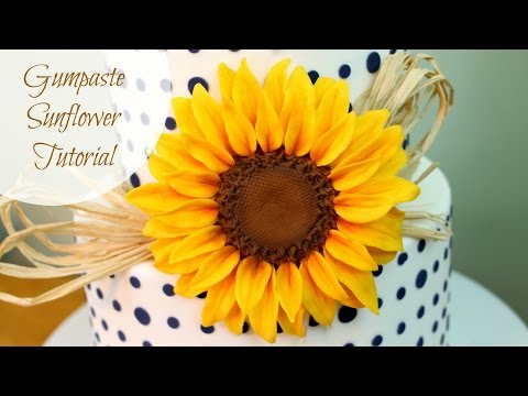How to Make a Gumpaste Sunflower How to Make a Gumpaste Sunflower