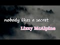 Lizzy McAlpine - ​nobody likes a secret (Lyrics)