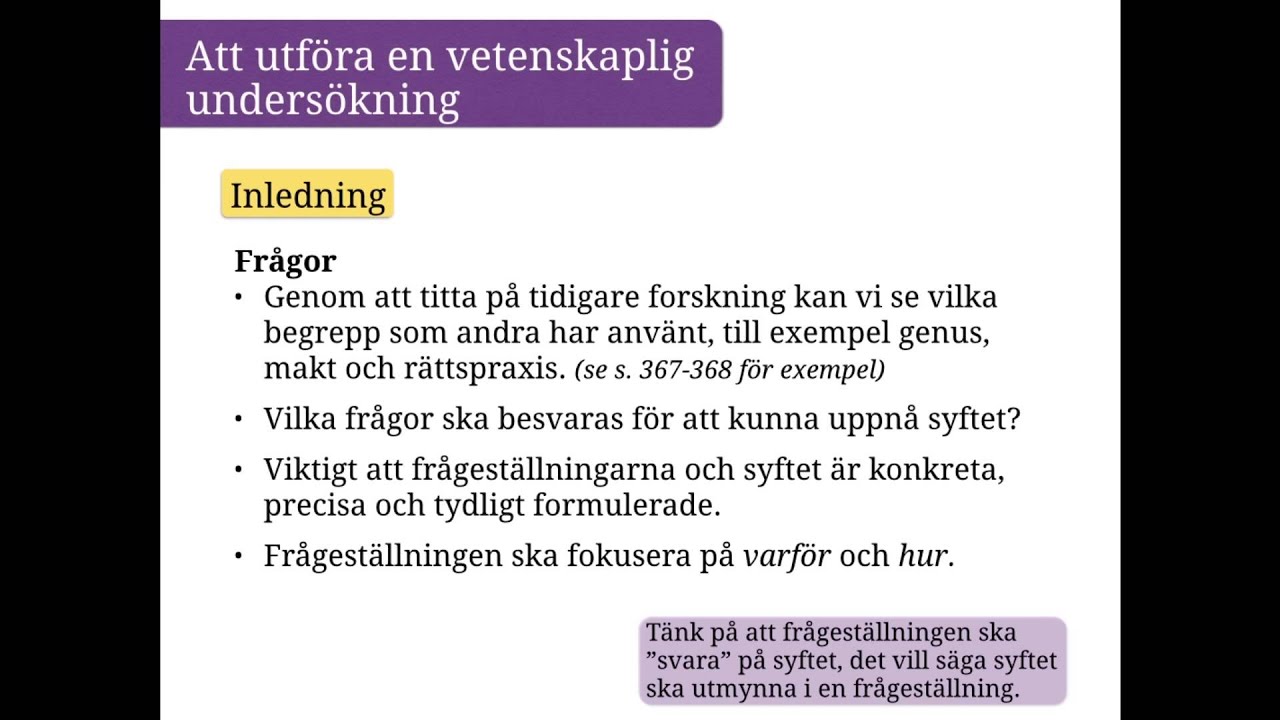 En Introduktion I Vetenskaplig Teori Och Metod (Historia 2b Kultur ...