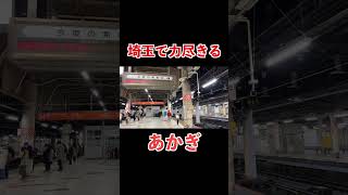 平日1日1本限定の高崎線、謎行き先特急案内#自動放送