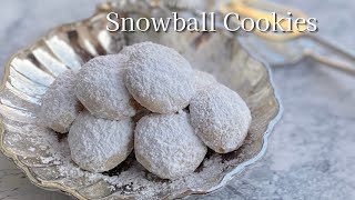 ブールドネージュ|スノーボールクッキーの作り方| How to make snowball cookies