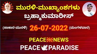 ಮುರಳಿ-ಮುಖ್ಯಾಂಶಗಳು (26/07/22)