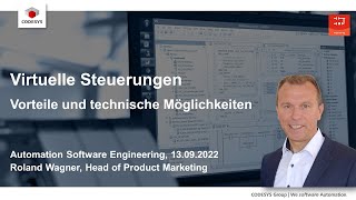 Virtuelle Steuerungen [▶ 57:27] | Vorteile und technische Möglichkeiten | ASE Kongress 2022