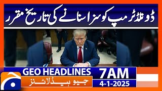 Donald Trump's sentencing date set for January 10 | Geo News 7 AM Headline (4th January 2025)