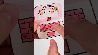 초귀요미~노트북 메모지 만들기!  Memo Pad #laptop #shorts #diy #paperdiy #craft