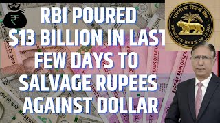 Eco Experts: RBI Burnt $13 Billion in Market in just 2 days to Save Rupee from Falling Further