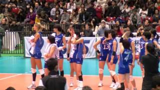 2011 女子バレー天皇杯皇后杯 東レVSトヨタ車体 優勝決定の瞬間