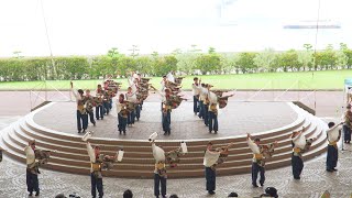 [4K] 学生よさこいチーム粋恋 ②　讃岐よさこい in 瀬戸大橋記念公園 2022 マリンドームステージ (後方)