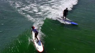 【サーフィン・SUP　№54　6/7】Surfing🏄　　鹿児島県　ドローン4K